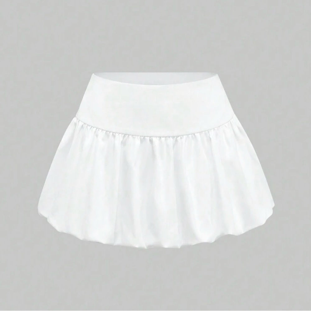 White Bubble Skirt